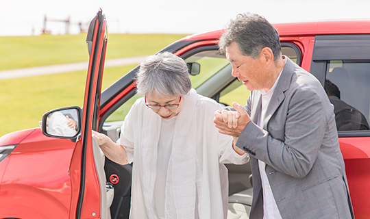 ご高齢の方や体調不良の方の代わりに運転が必要なとき